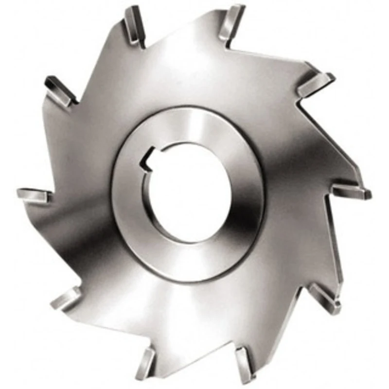 Made in USA 3 x 1/8, 1 Arbor, 6-Tooth Carbide-Tipped Slitting & Slotting Saw Uncoated, RH Cut, Straight Teeth, Contai...